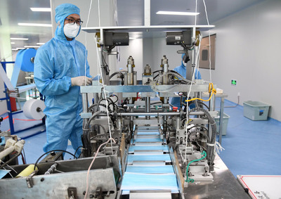 北京:加快口罩生產 助力疫情防控
